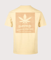 Hemp T-Shirt: Mustard Pigment 