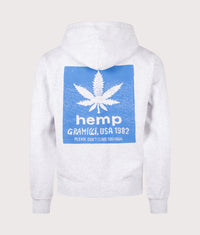 Hemp Zip Through Hoodie: Heather Ash 
