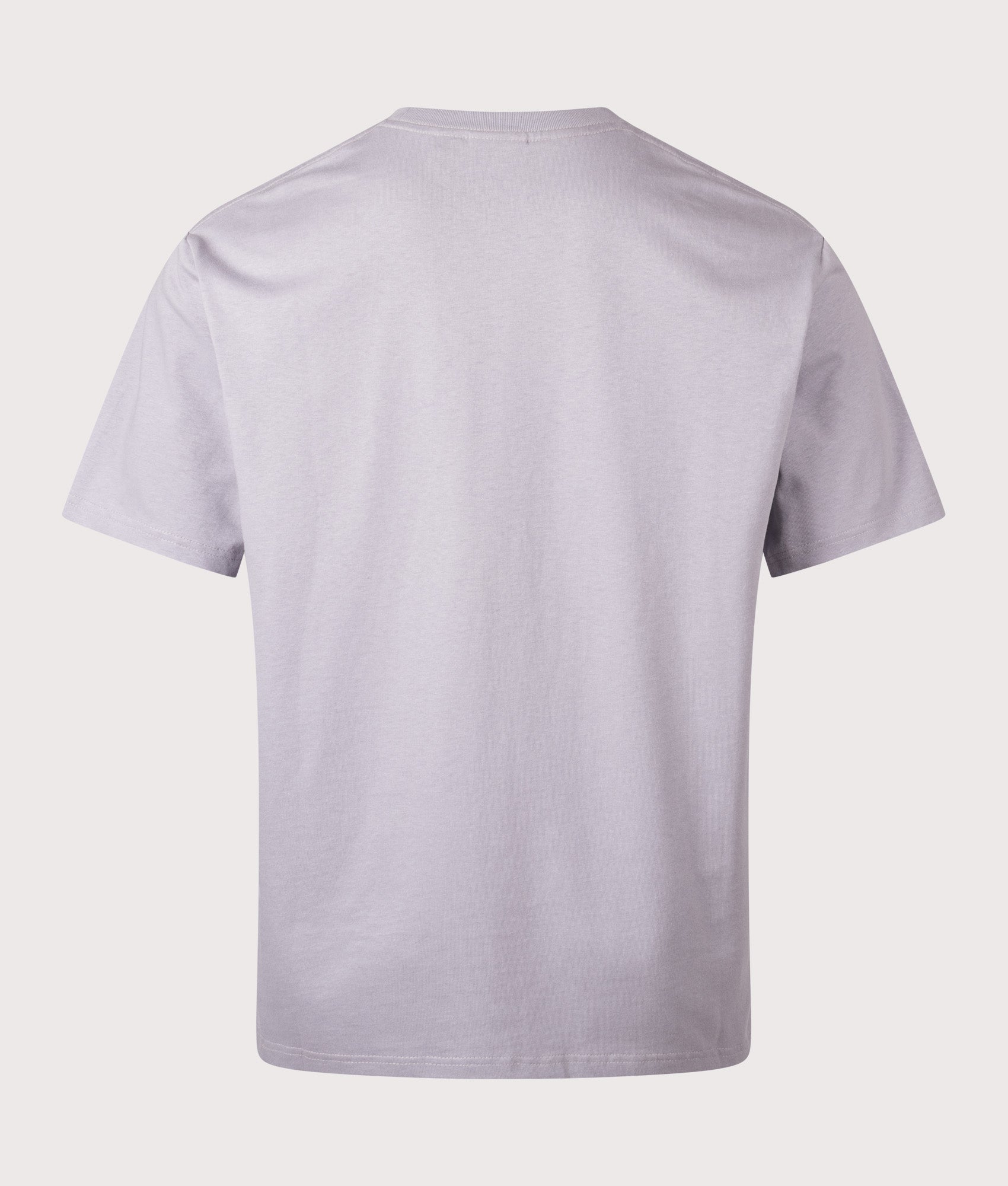 Gramicci One Point T-Shirt in Lavender at EQVVS Menswear. Back shot.