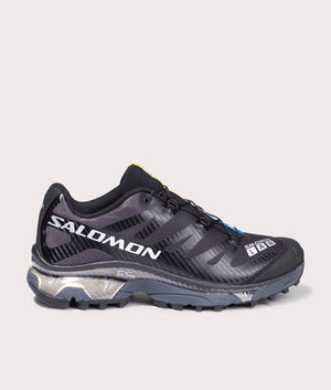 XT-6 Sneakers in Black/Ebony/Silver Metallic X | SALOMON | EQVVS | Side shot 