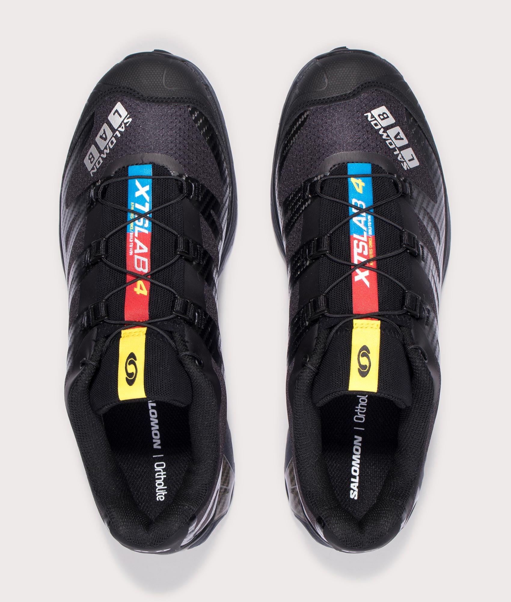 XT-6 Sneakers in Black/Ebony/Silver Metallic X | SALOMON | EQVVS | Top shot 