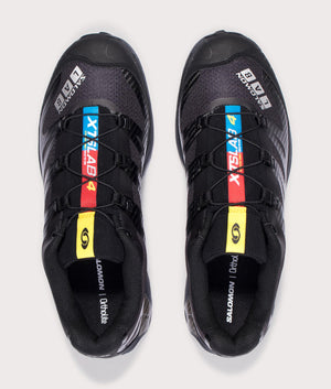 XT-6 Sneakers in Black/Ebony/Silver Metallic X | SALOMON | EQVVS | Top shot 