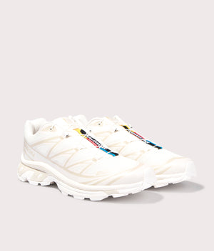 XT-6 Sneakers in Vanilla Ice/Vanilla Ice/Almond Milk | SALOMON | EQVVS | Front angle shot 