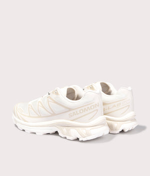 XT-6 Sneakers in Vanilla Ice/Vanilla Ice/Almond Milk | SALOMON | EQVVS | Back angle shot 