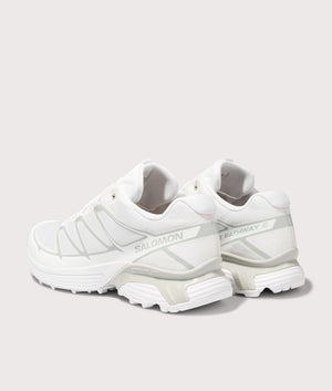 XT-PATHWAY 2 Sneakers by Salomon in White. Shot by EQVVS. Back shot.