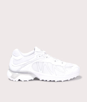 XT-Whisper Sneakers in White/Lunar Rock/FTW Silver | SALOMON | EQVVS | Side shot 