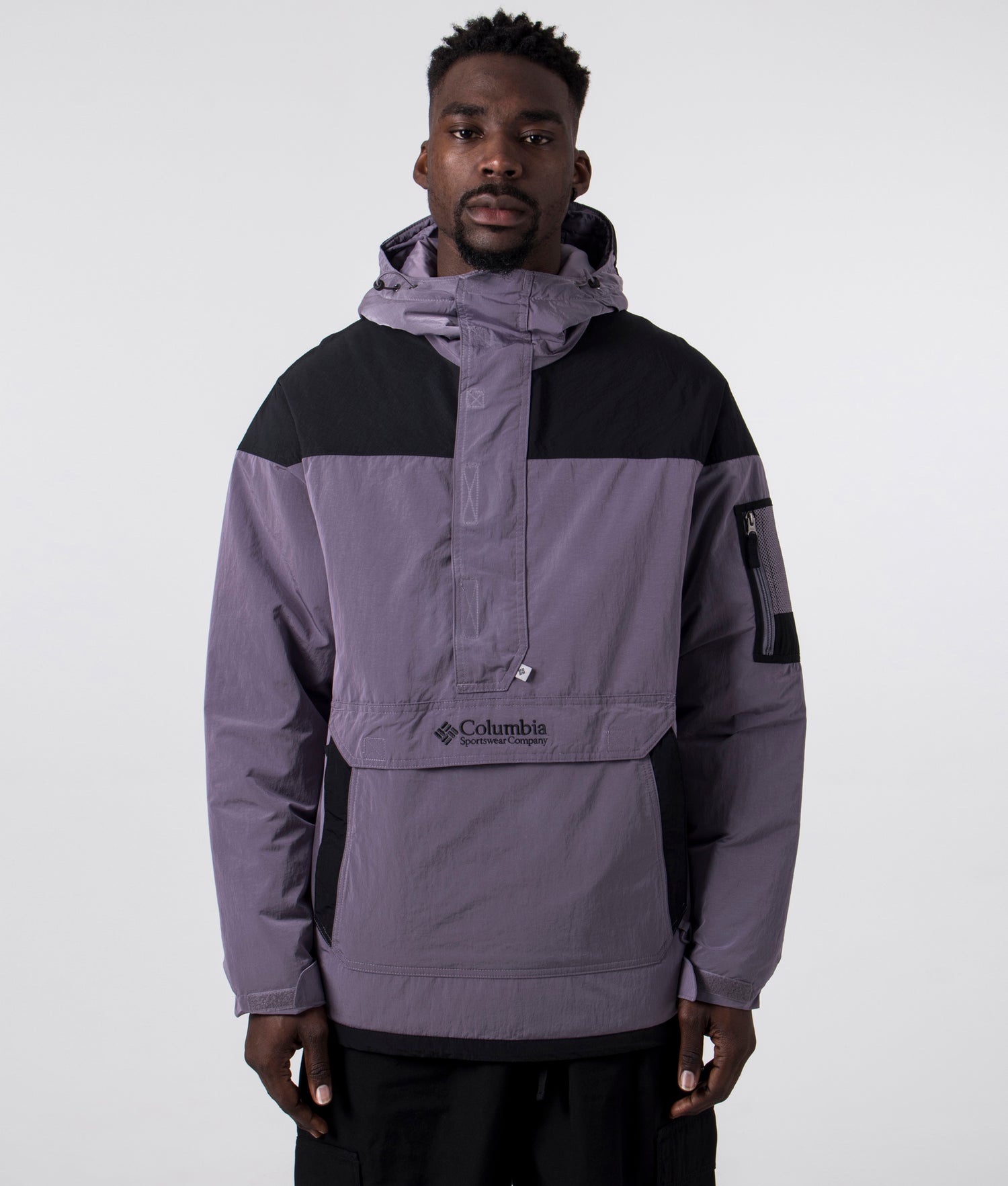 ジャケット・アウター M.L Challenger Remastered Pullover Anorak Granite Purple | Columbia