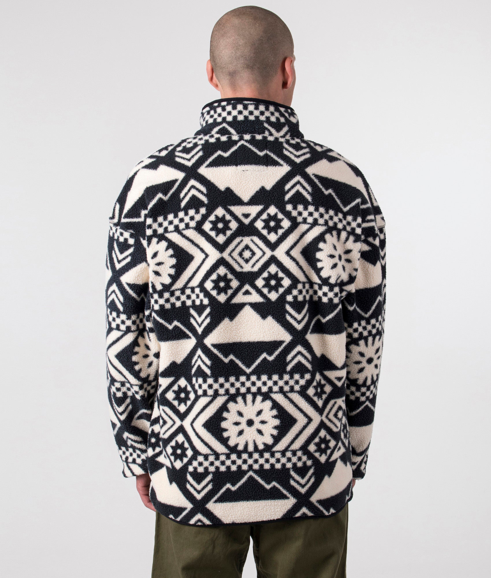 Helvetia-Half-Snap-Fleece-Black-Checkerboard-Columbia-EQVVS