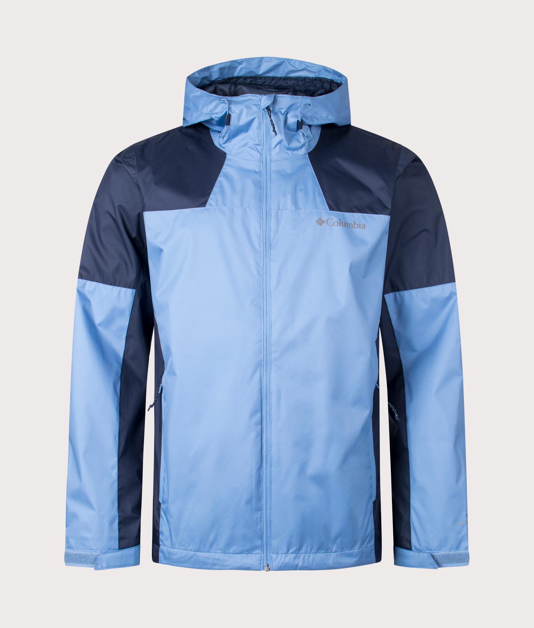 Inner Limits III Waterproof Hiking Jacket in Skyler Collegiate Navy by Columbia. EQVVS Front Angle Shot.