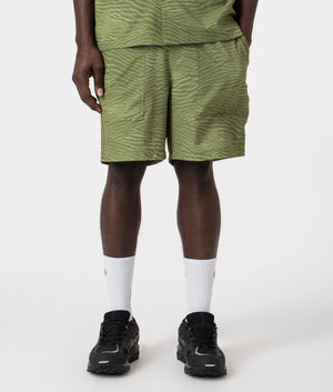 Black Mesa Lightweight Shorts in Canteen  Variegated by Columbia. EQVVS front angle shot.