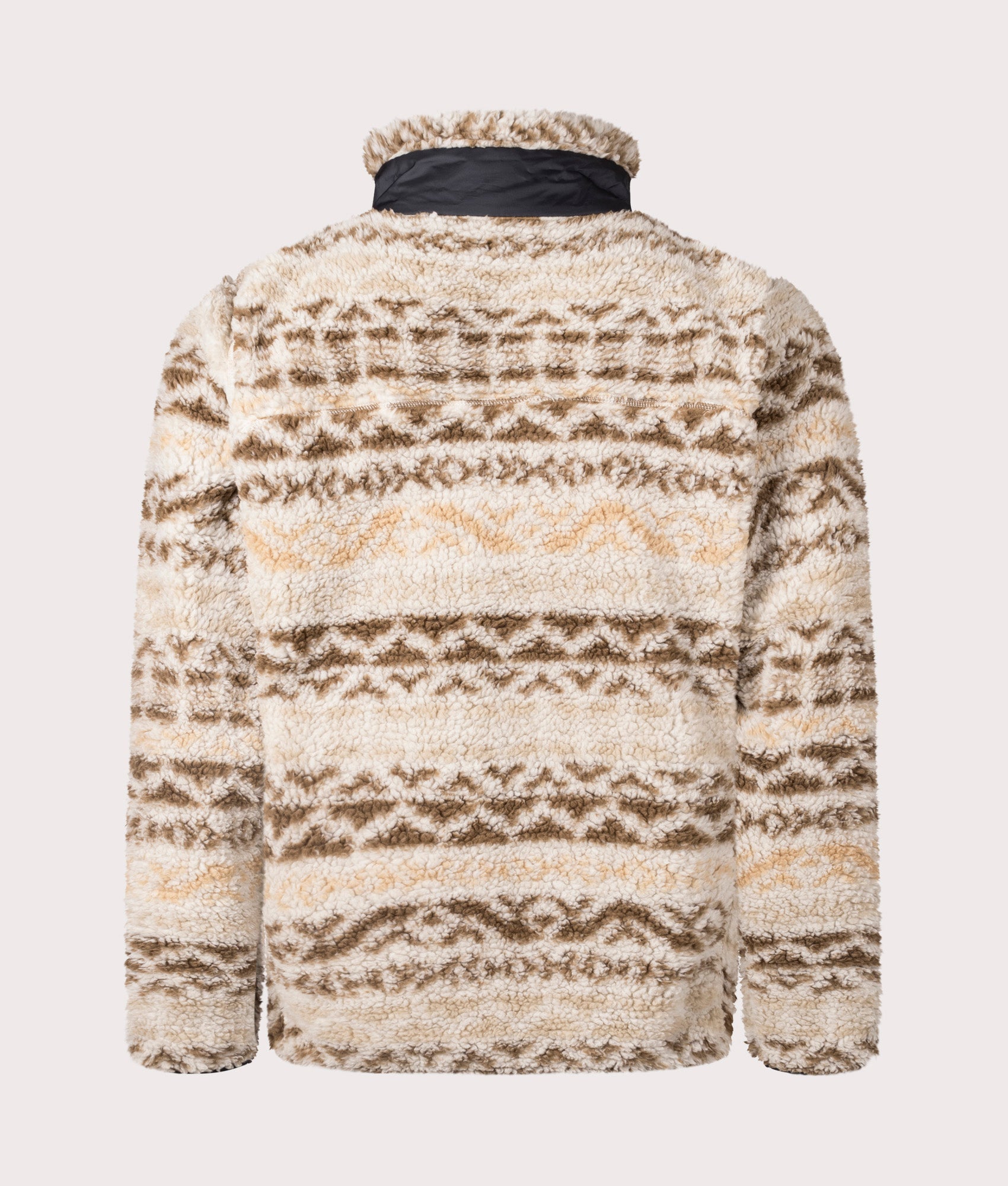 Winter Pass Fleece by Columbia in Dark Sands. Shot at EQVVS. Reverse shot. 