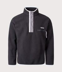 Helvetia II Half Snap Fleece Sweatshirt: 010 Black 