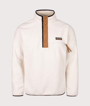 Helvetia II Half Snap Fleece Sweatshirt in Chalk | Columbia | Shot at EQVVS | Front shot 