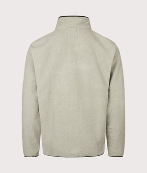 Helvetia II Half Snap Fleece Sweatshirt in Safari. | Columbia | Shot at EQVVS | Back shot