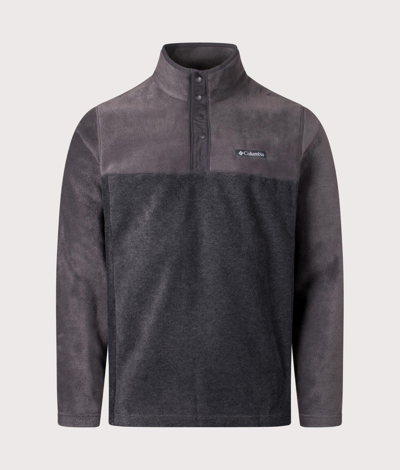 Steens Mountain Half Snap II Sweatshirt in Charcoal Heather/Shark | Columbia | Shot at EQVVS | Front shot