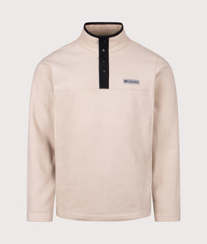 Steens Mountain Half Snap II Fleece in Ancient Fossil/Black| Columbia | Shot at EQVVS | Front shot 