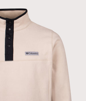 Steens Mountain Half Snap II Fleece in Ancient Fossil/Black| Columbia | Shot at EQVVS | Front detail shot