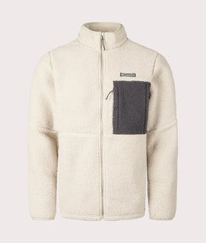 Columbia, Mountainside Heavyweight Fleece, ancient fossil, EQVVS Menswear, front photo shot
