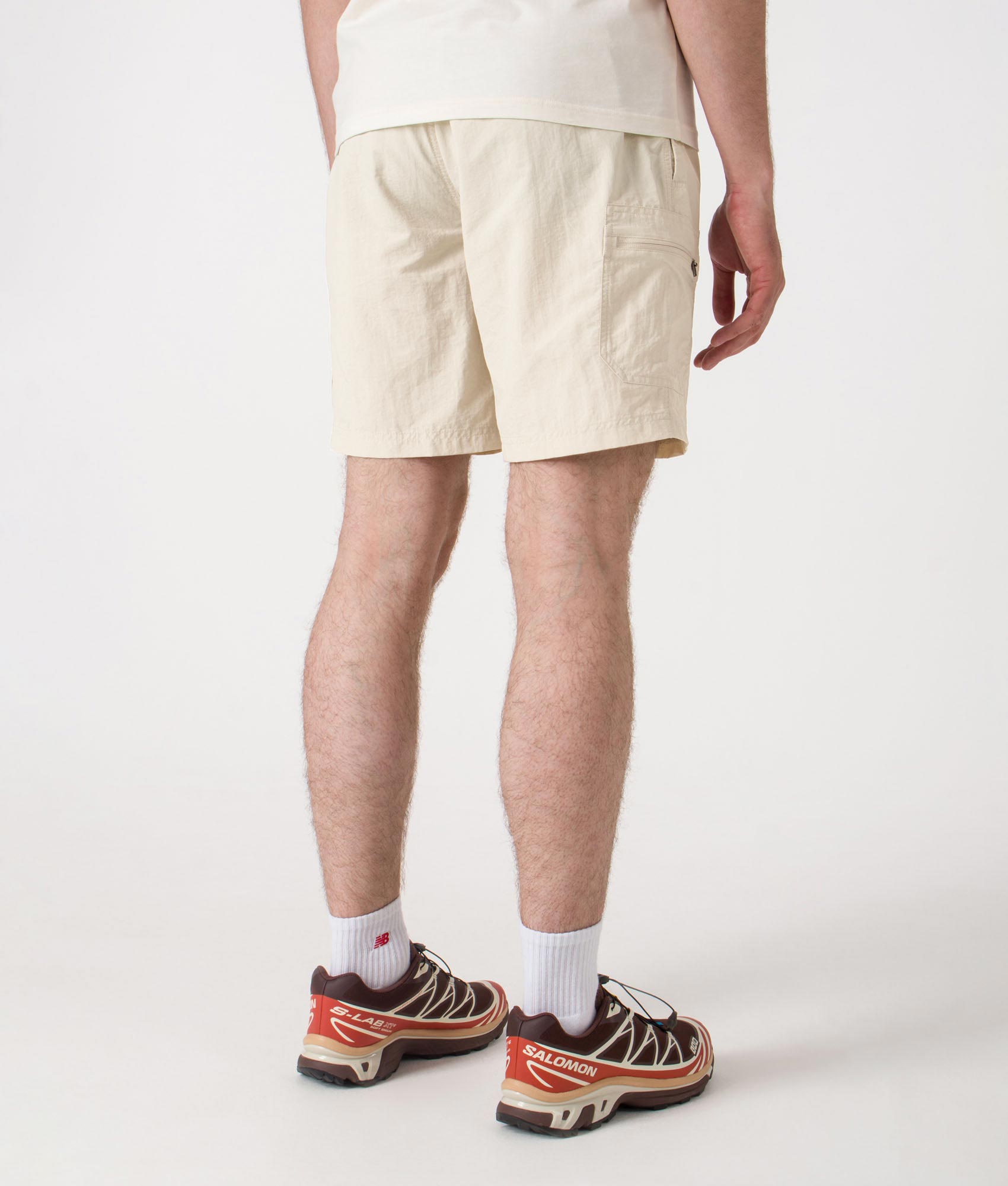 Mountaindale Cargo Shorts. Shot by EQVVS. Back angled shot.
