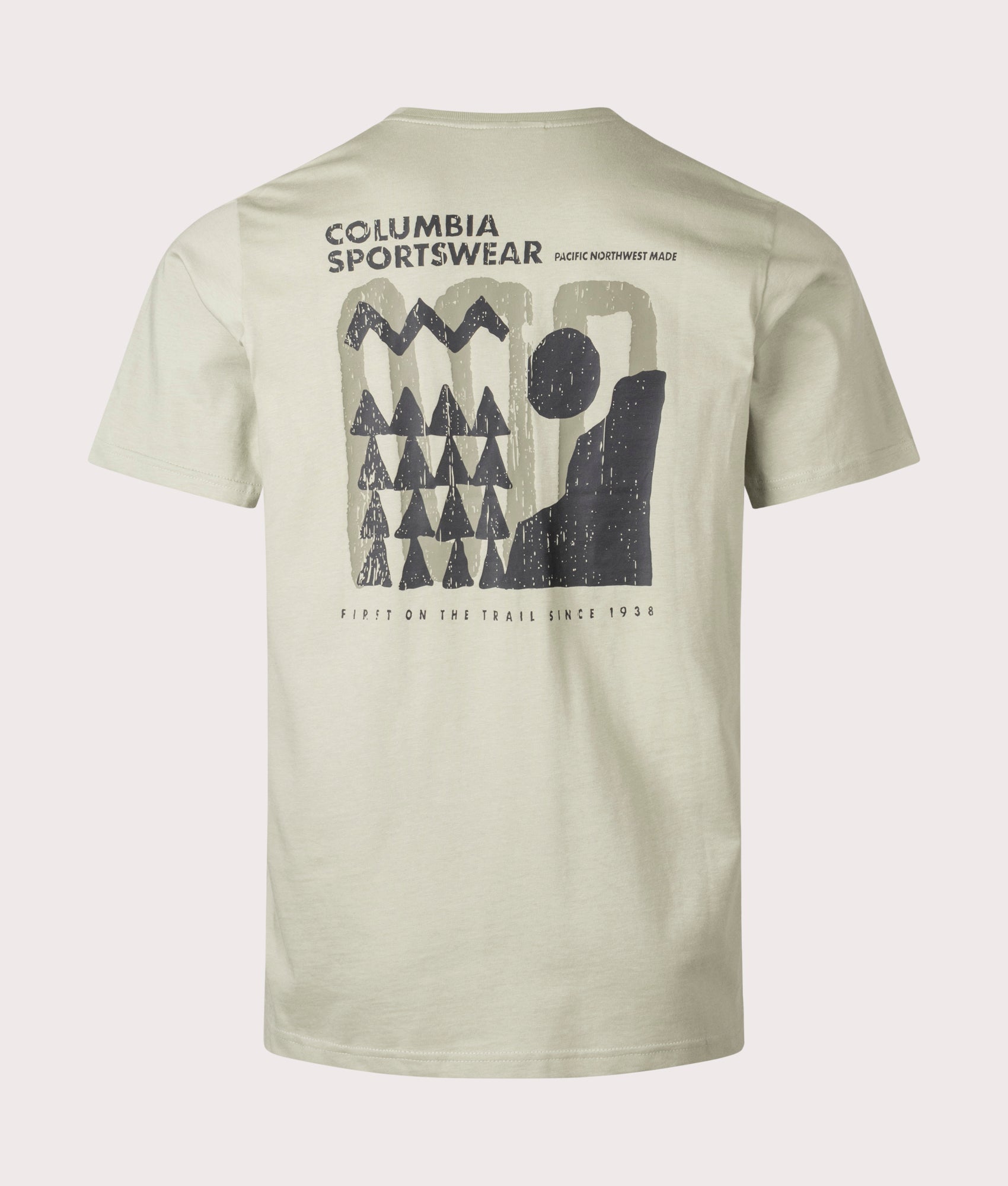 Columbia, Explorers Canyon Back T-Shirt, Safari/Explore Outdoors, Eqvvs Menswear, back shot angle
