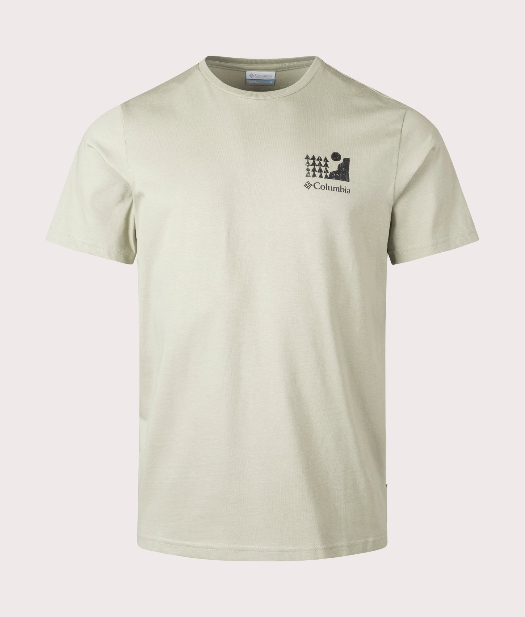 Columbia, Explorers Canyon Back T-Shirt, Safari/Explore Outdoors, Eqvvs Menswear, front shot angle