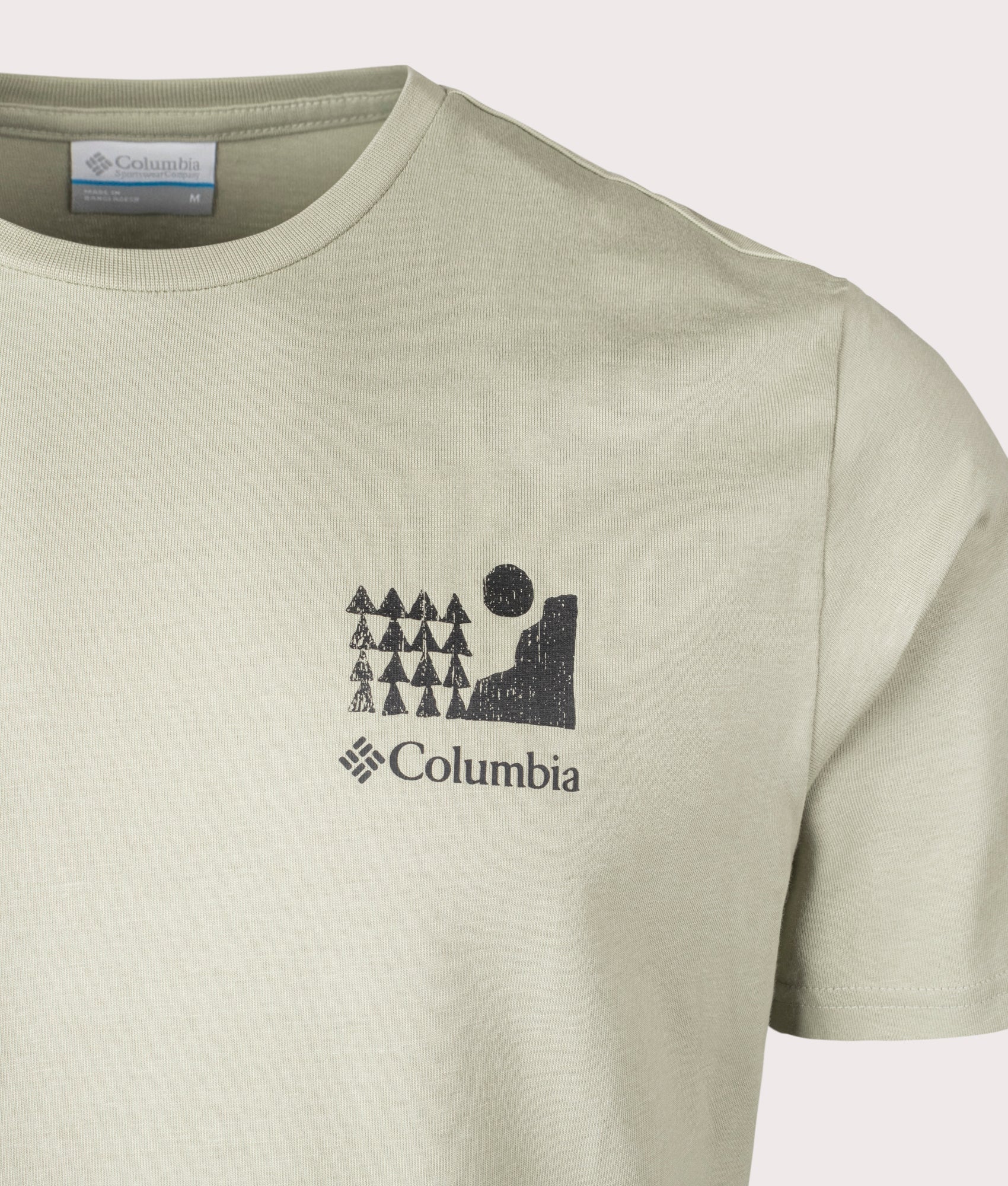 Columbia, Explorers Canyon Back T-Shirt, Safari/Explore Outdoors, Eqvvs Menswear, detailed shot angle