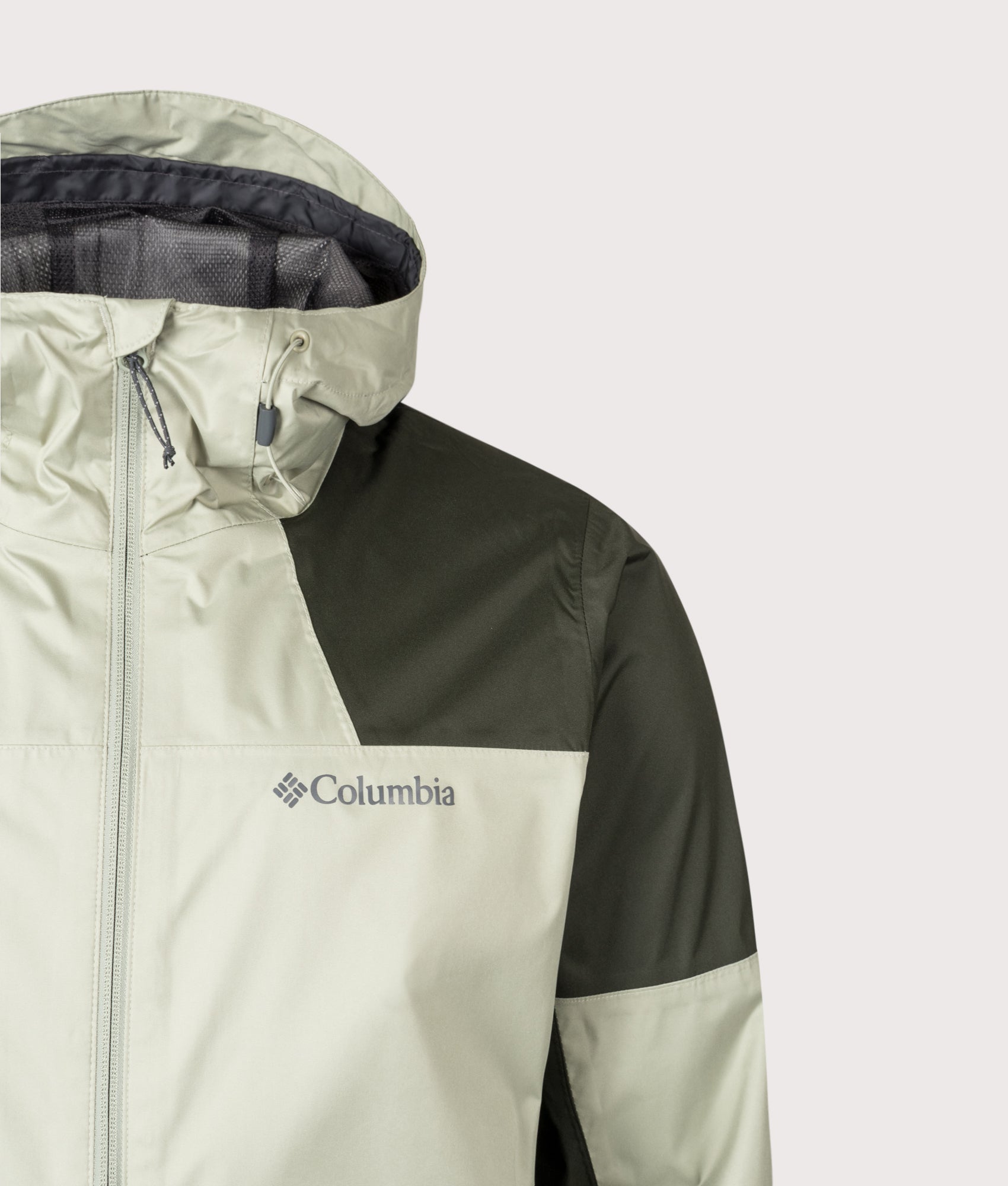 Inner Limits III Jacket in Safari/Greenscape | Columbia | EQVVS | Front angle shot 