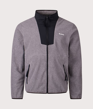  Sequoia Grove Full Zip Sweatshirt in City Grey Heather/Black | Columbia | Shot at EQVVS | Front shot 