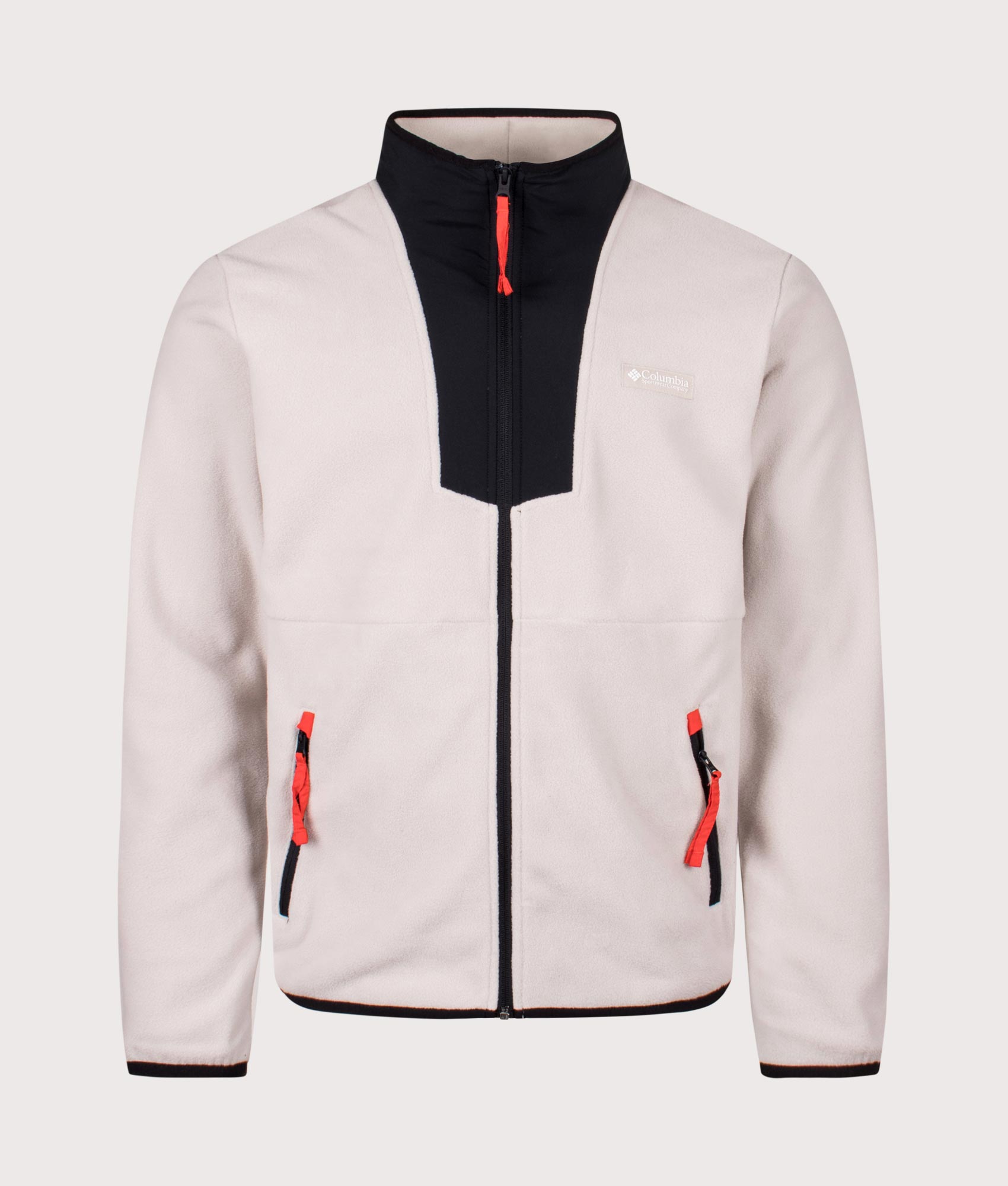Sequoia Grove Full Zip Sweatshirt in Dark Stone/Black | Columbia | Shot at EQVVS | Front shot 