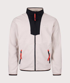 Sequoia Grove Full Zip Sweatshirt in Dark Stone/Black | Columbia | Shot at EQVVS | Front shot 