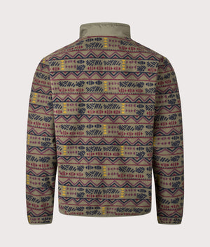 Sequoia Grove Printed Full Zip Sweatshirt in the Stone Green Horizons | Columbia | Shot at EQVVS | Backs shot 