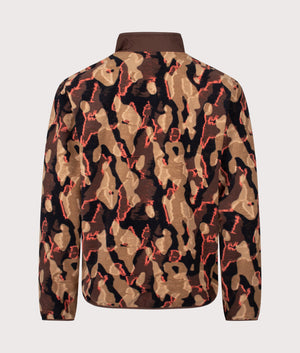 Sequoia Grove Printed Full Zip Sweatshirt in the Tobacco Treebark | Columbia | Shot at EQVVS | Back shot 