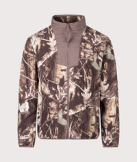 Sequoia Grove Printed Full Zip Fleece: 254 Iron Timberwolf 