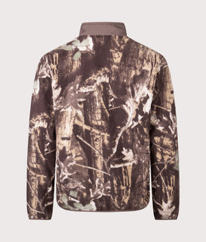 Sequoia Grove Printed Full Zip Sweatshirt in Iron Timberwolf | Columbia | Shot at EQVVS | Back shot 