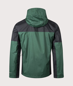 Inner Limits III Jacket in Rain Forest/Black | Columbia | EQVVS | Back shot 