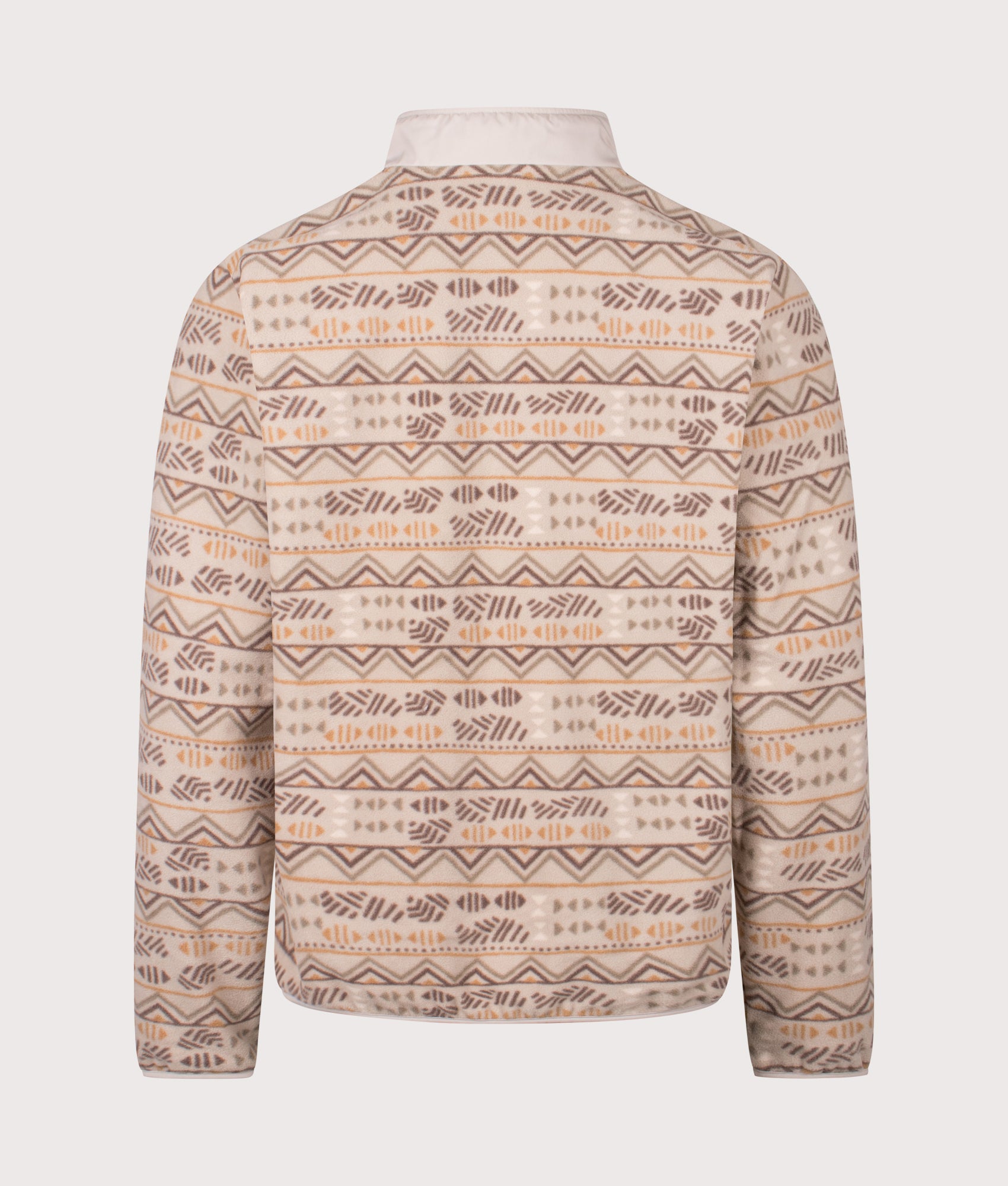 Sequoia Grove Printed Full Zip Sweatshirt in Dark Stone Horizons | Columbia | Shot at EQVVS | Back shot