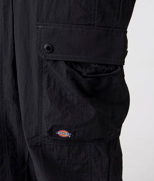 Relaxed-Fit-Jackson-Cargo-Pants-Black-Dickies-EQVVS model logo image