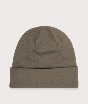 The Dock Worker Recycled Beanie in New Taupe Green. | The North Face | Shot at EQVVS | Back shot