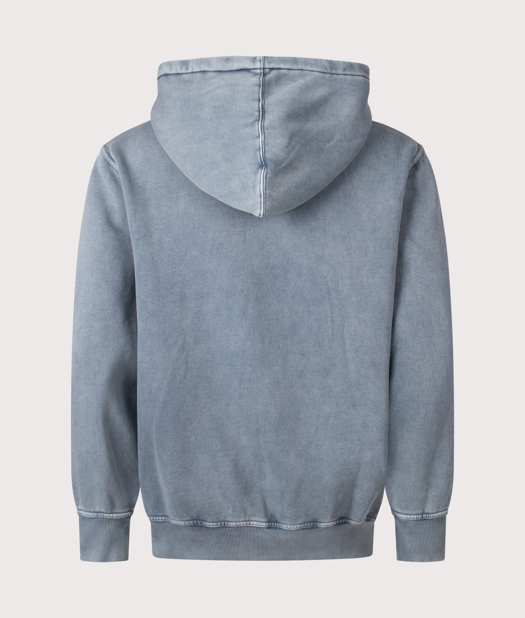 Dickies Plentywood Hoodie in Stormy Weather. Shot at EQVVS. Back shot. 