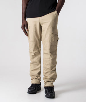 Regular-Fit-Millerville-Cargo-Pants-Khaki-Dickies-EQVVS model front image