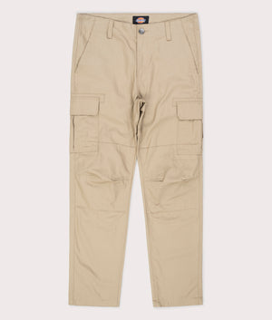 Regular-Fit-Millerville-Cargo-Pants-Khaki-Dickies-EQVVS flat lay front image