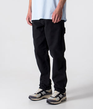 Straight-Fit-Duck-Carpenter-Pants-SW-Black-Dickies-EQVVS model angled image