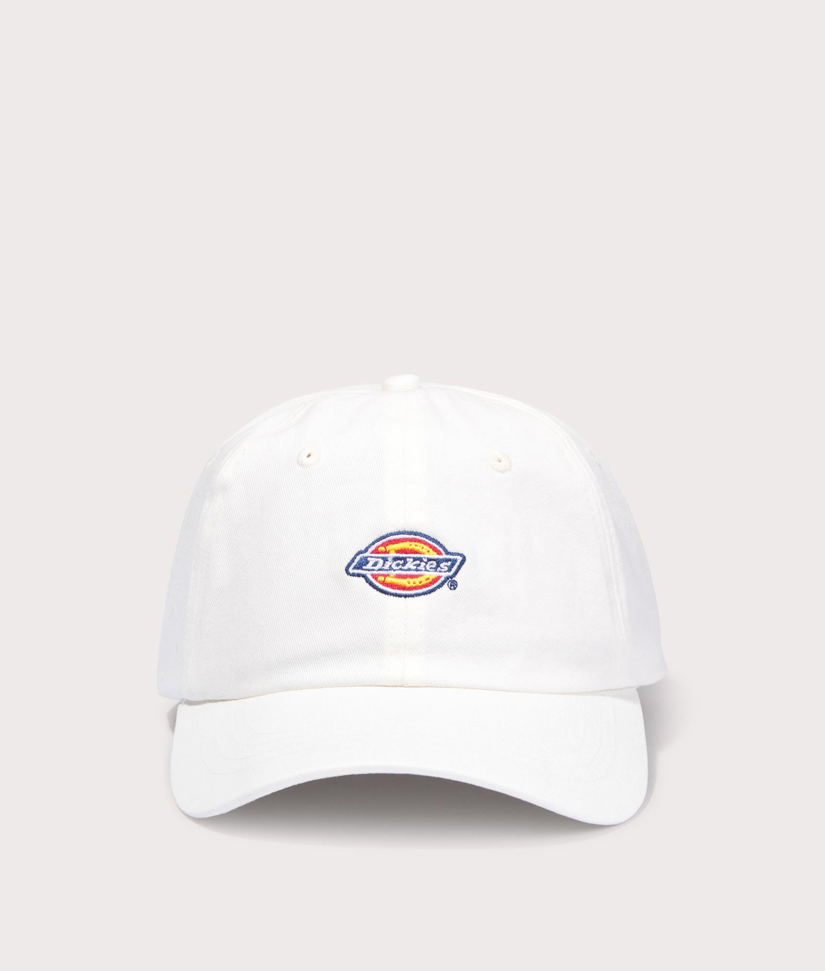 Dickies Hardwick Baseball Cap in Cloud. Front angle shot at EQVVS. 