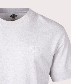 Summerdale T-Shirt in Light Gray by Dickies. EQVVS Detail Shot.