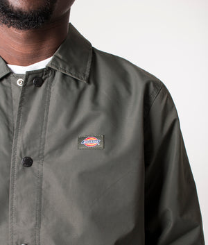 Oakport-Coach-Jacket-Olive-Green-Dickies-EQVVS