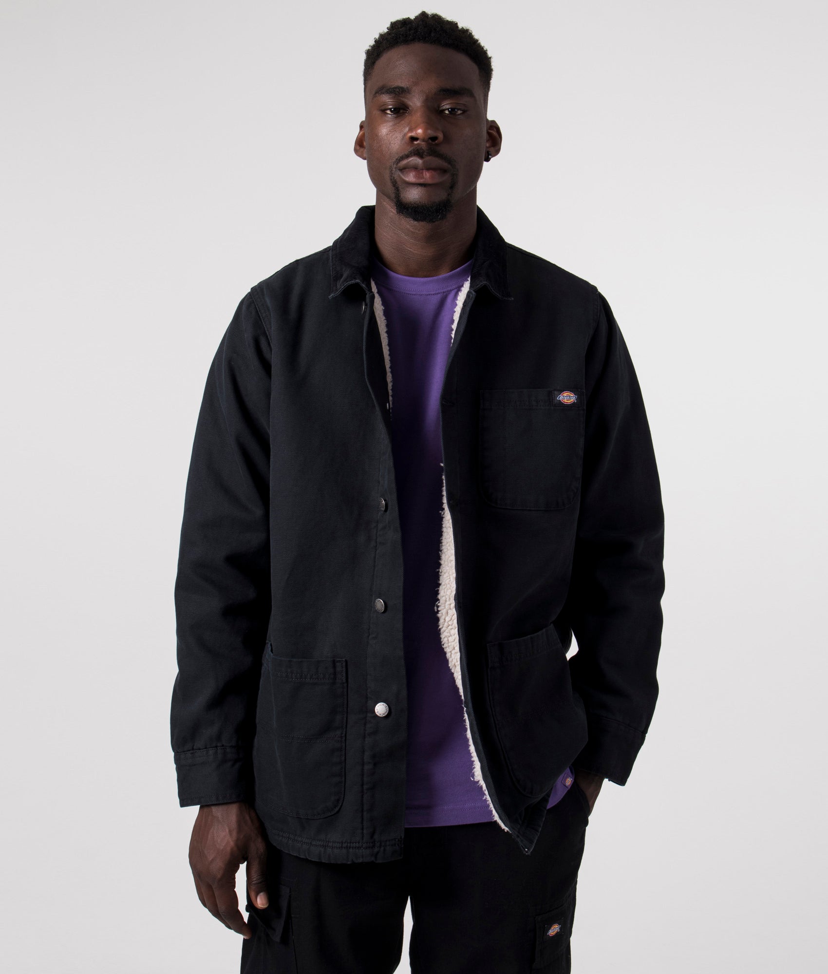 Dickies Duck Canvas Chore Jacket SW Black | Dickies | EQVVS