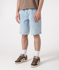 Relaxed Fit Cromer Shorts: Light Blue 