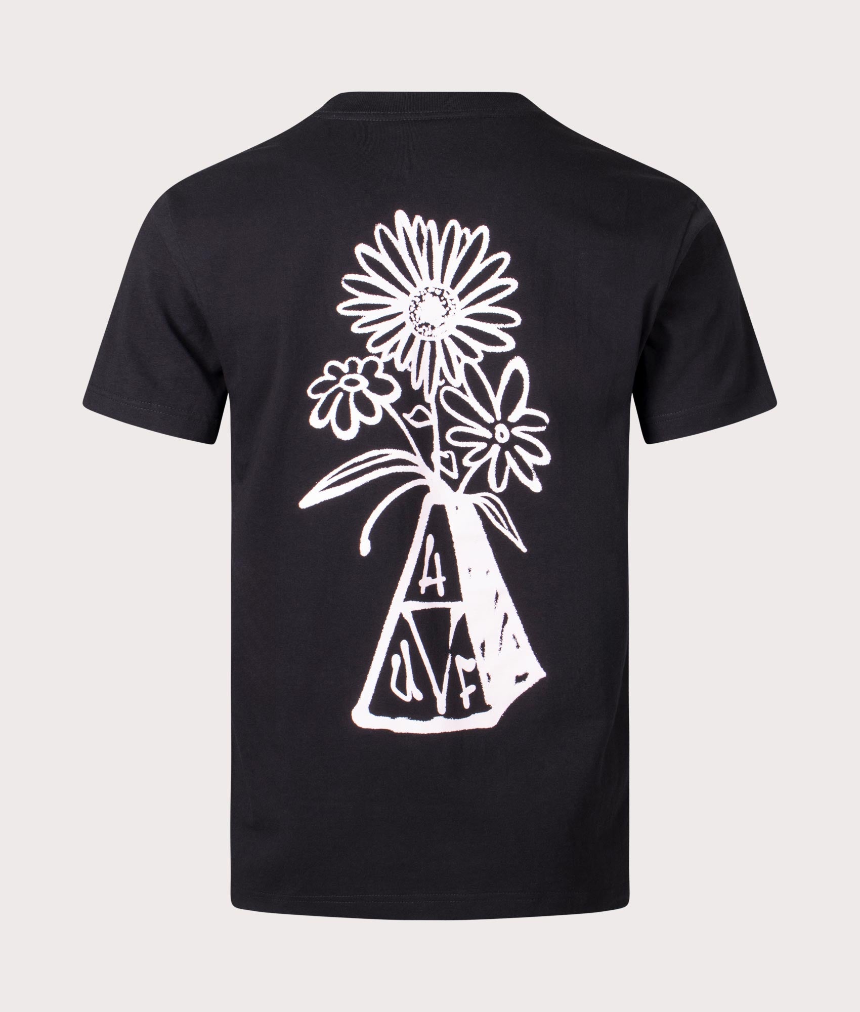 Tt Hallows T-Shirt in Black by Pleasures. EQVVS Back Angle Shot