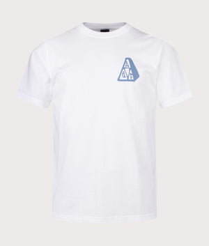 Tt Hallows T-Shirt in White by Huf. EQVVS Front Angle Shot.