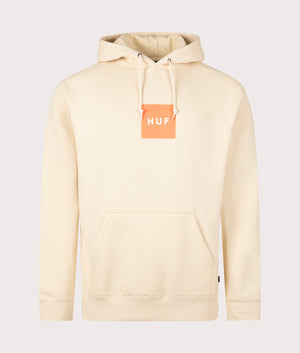 Set Box Hoodie in Wheat by Huf. EQVVS Front Angle Shot.